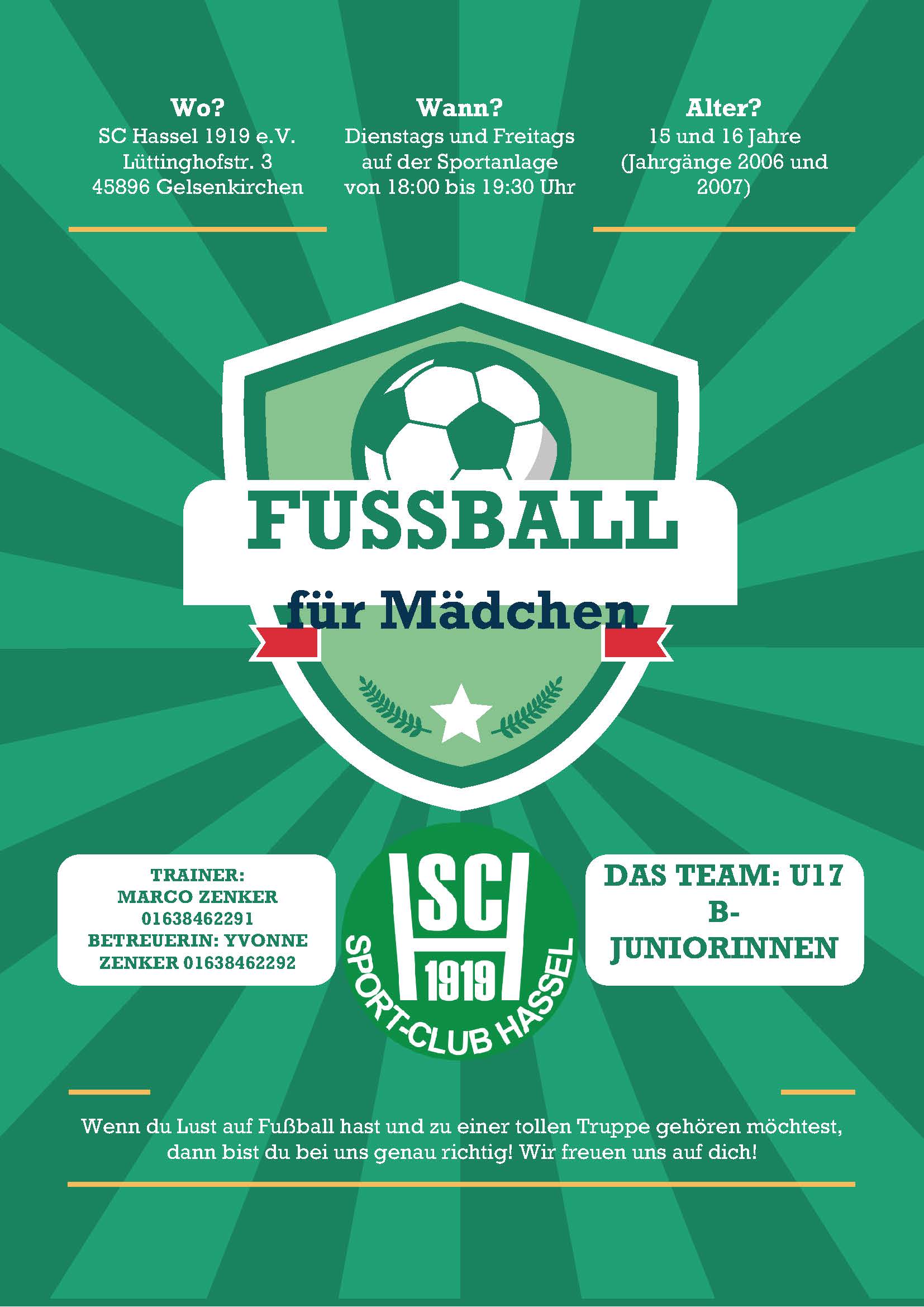 Read more about the article Mädchenfußball